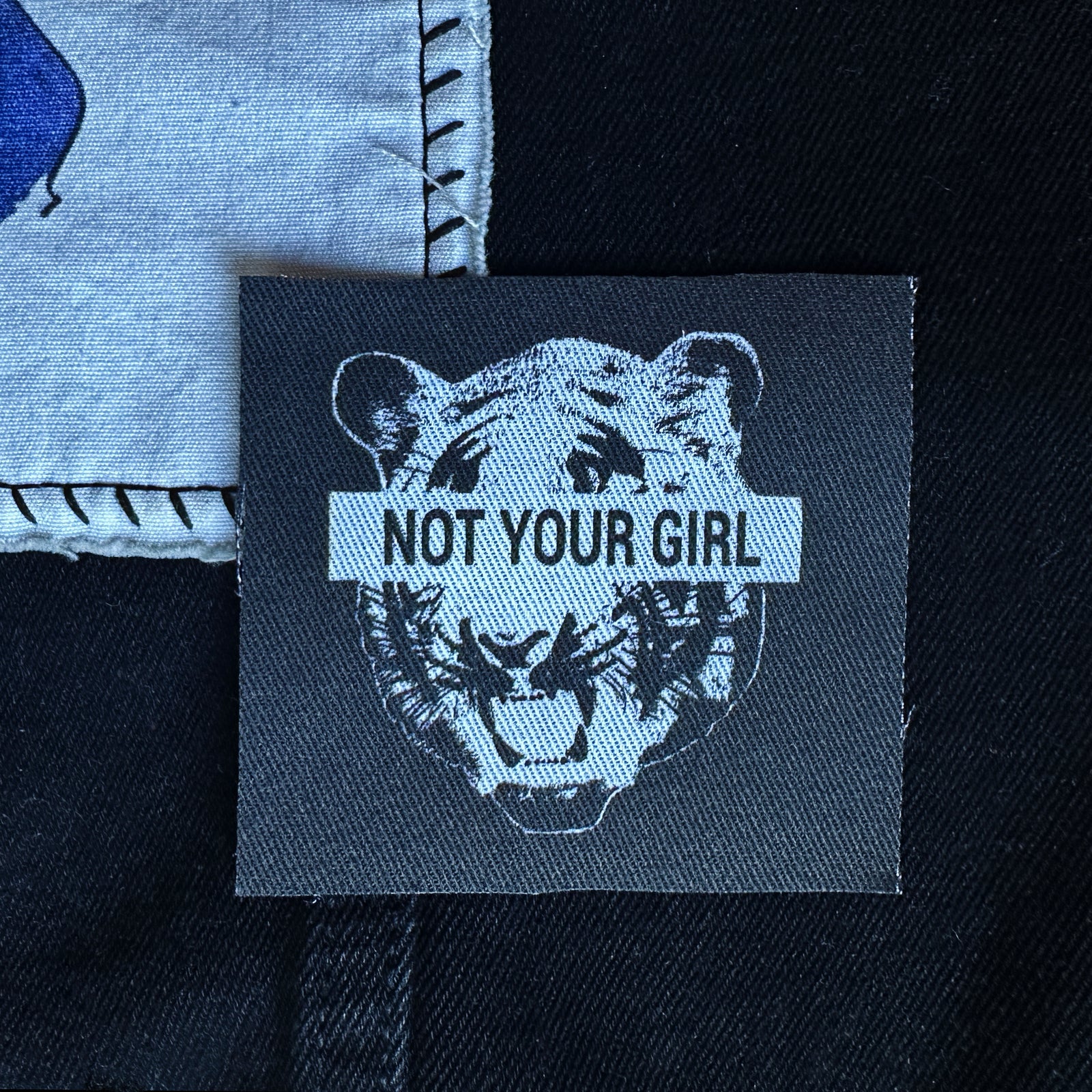 Not Your Girl Sew On Fabric Patch-ESPI LANE