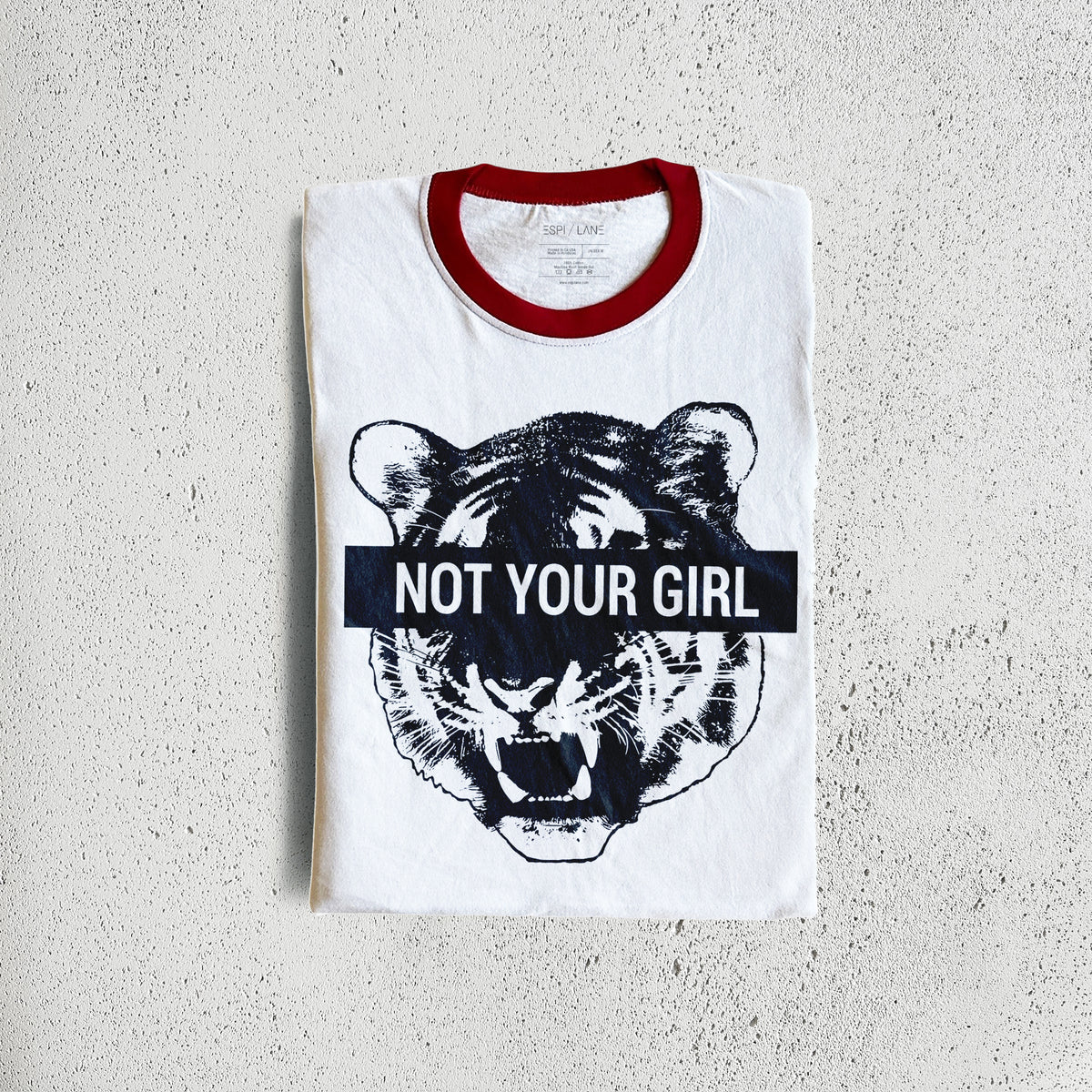 Not Your Girl Tiger Graphic Tee-ESPI LANE