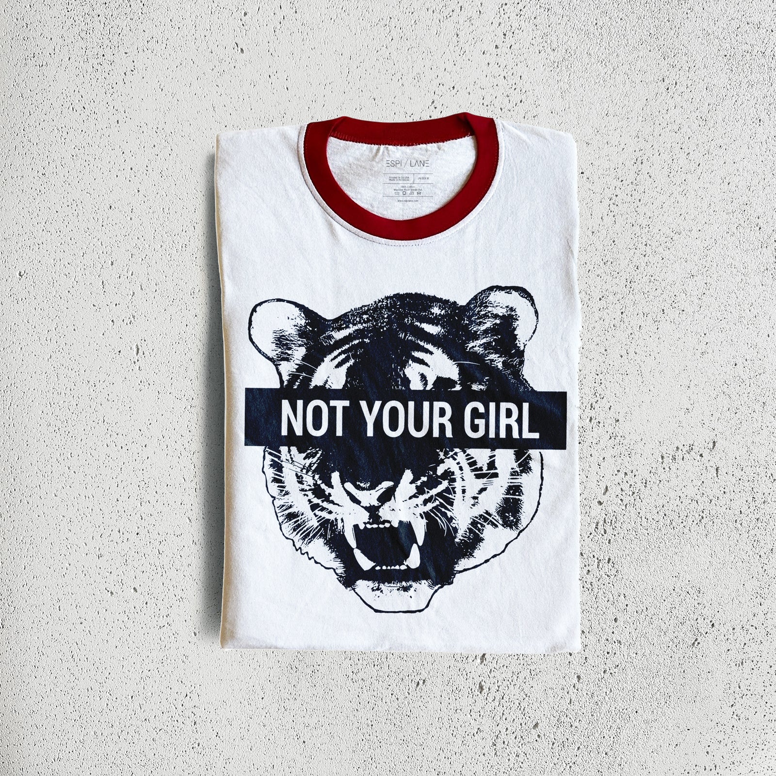 Not Your Girl Tiger Graphic Tee-ESPI LANE