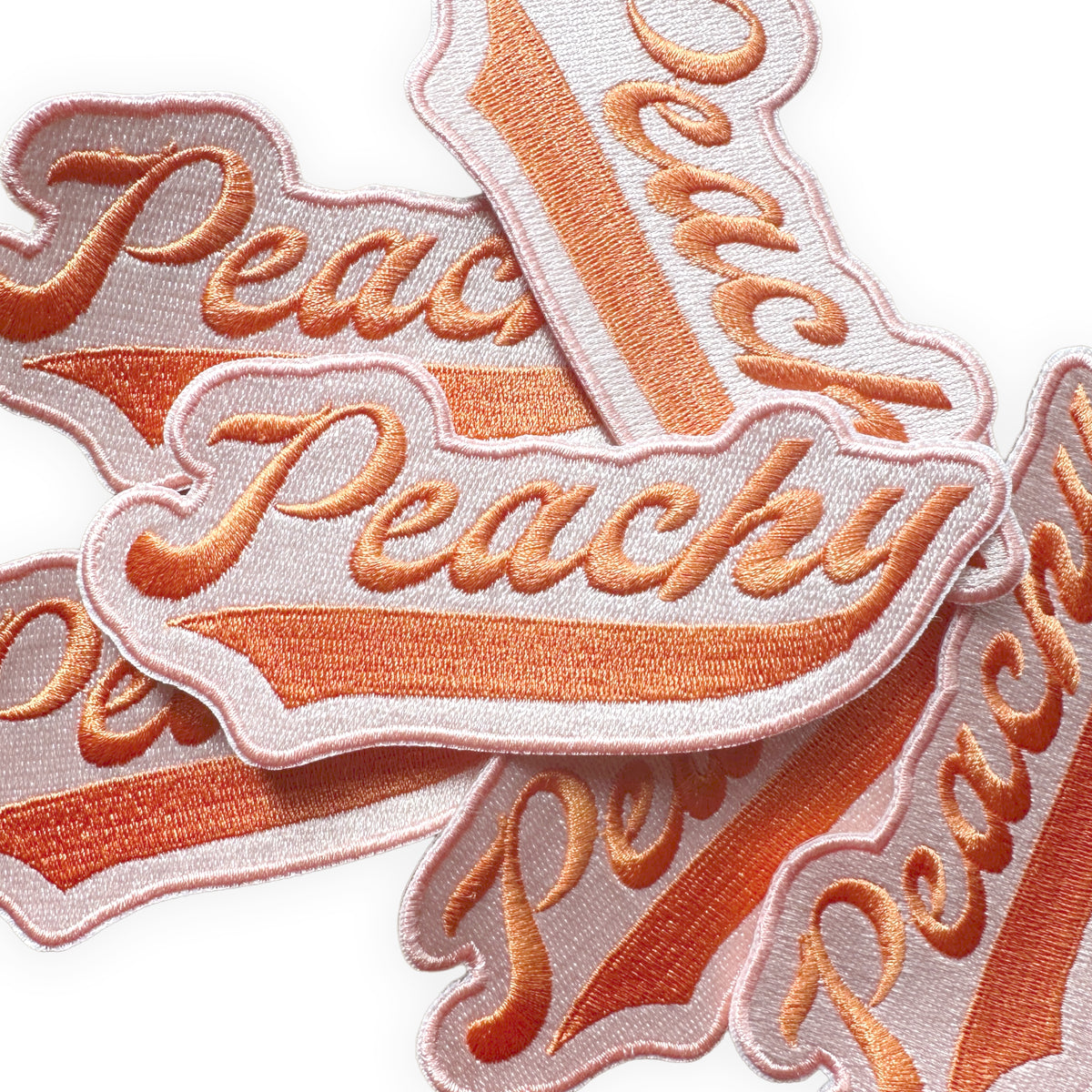 Peachy Iron On Patch