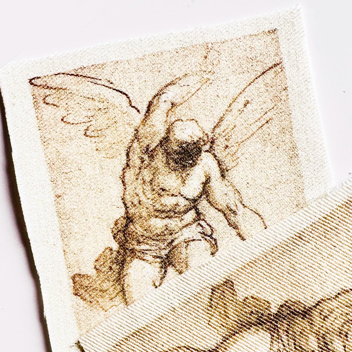 Renaissance Flying Angel Fabric Sew-On Patch-ESPI LANE