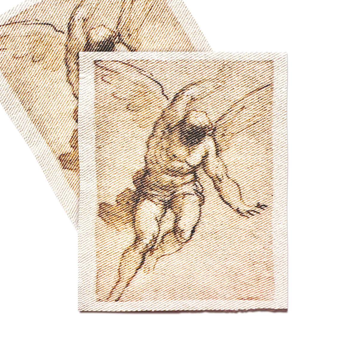 Renaissance Flying Angel Fabric Sew-On Patch-ESPI LANE
