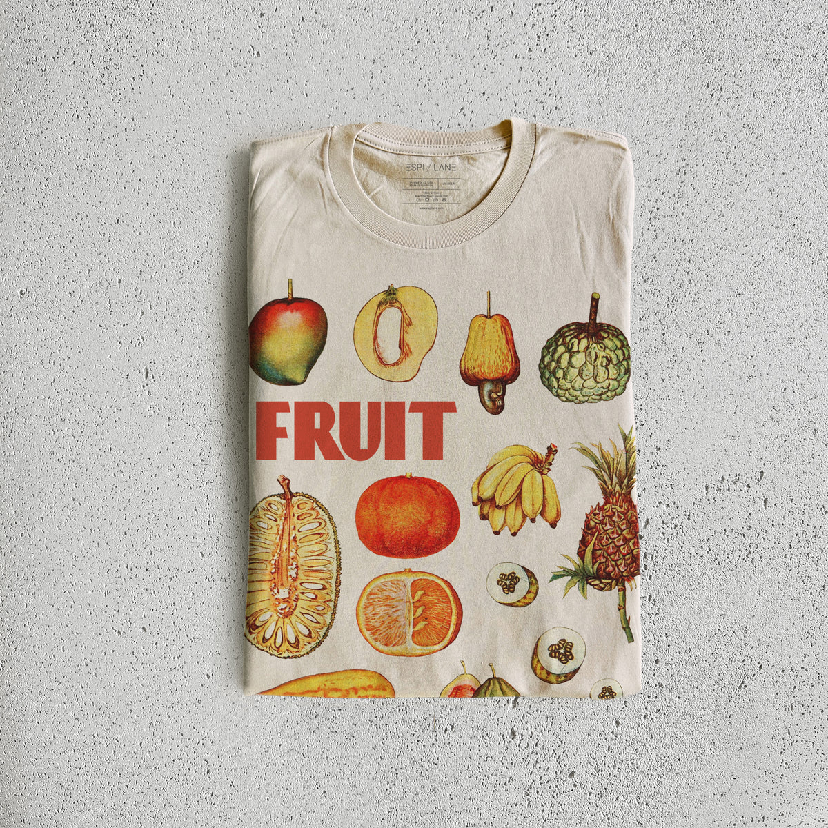 Retro Fruit Graphic Tee-ESPI LANE