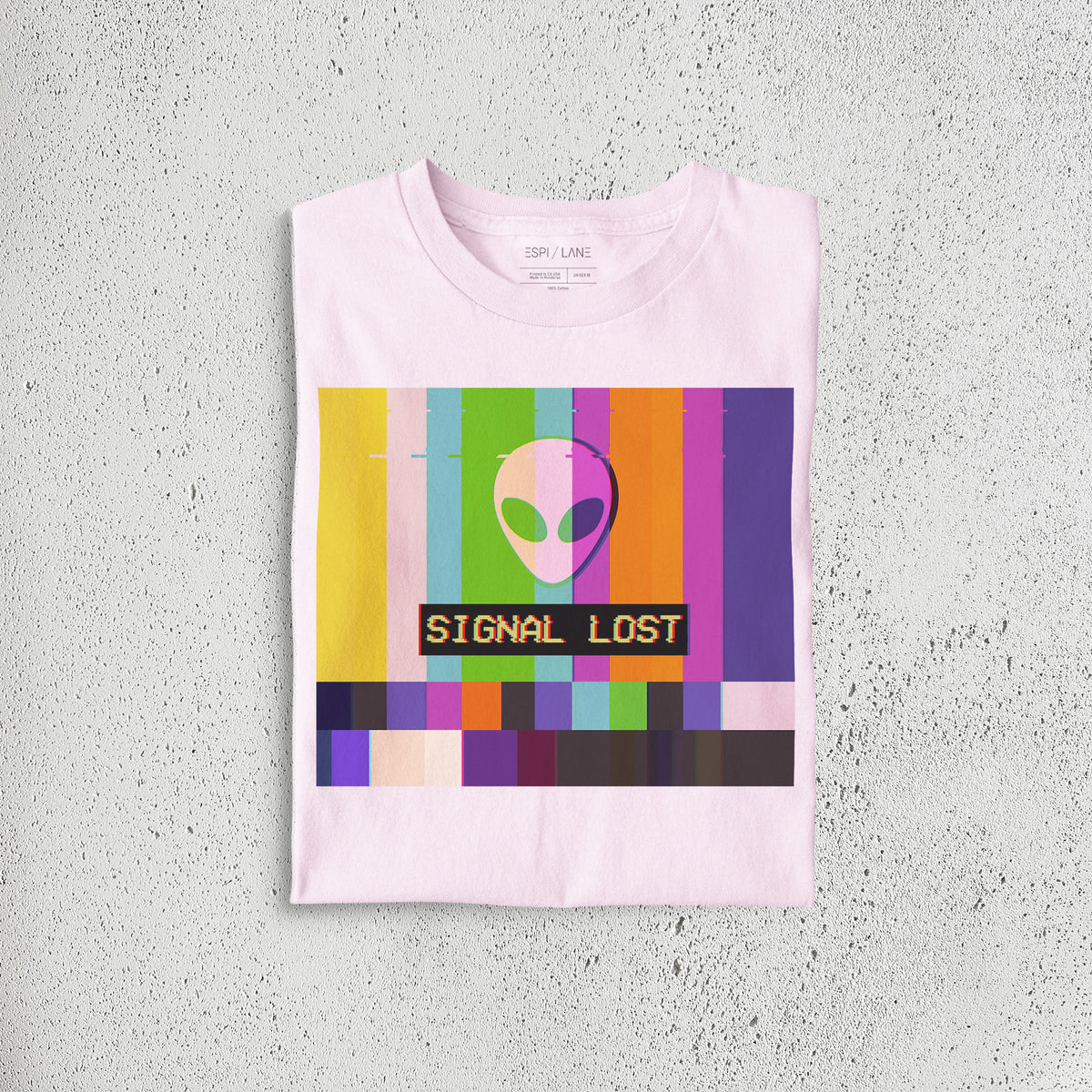 Signal Lost Alien Vaporwave Shirt-ESPI LANE