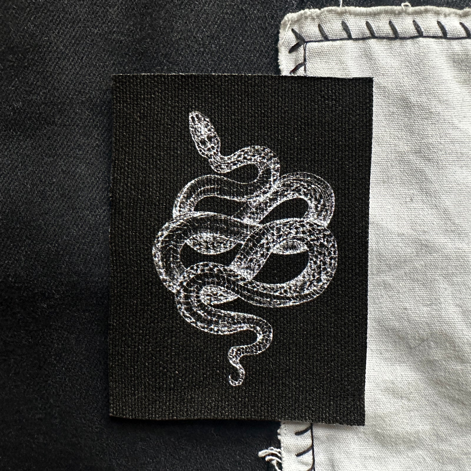 Snake Sew-On Fabric Patch-ESPI LANE