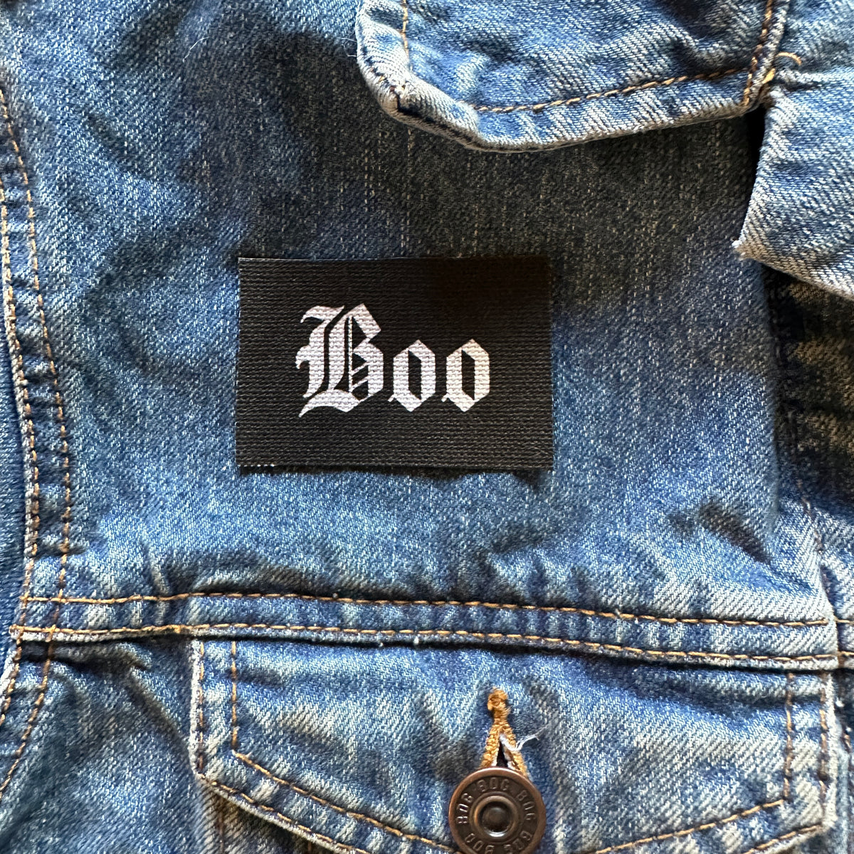 Spooky Ghost & Broom Fabric Patch Set-ESPI LANE