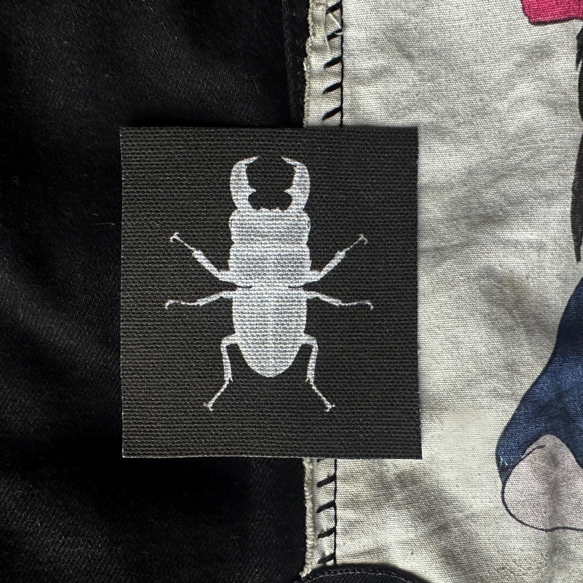 Stag Beetle Sew On Fabric Patch-ESPI LANE