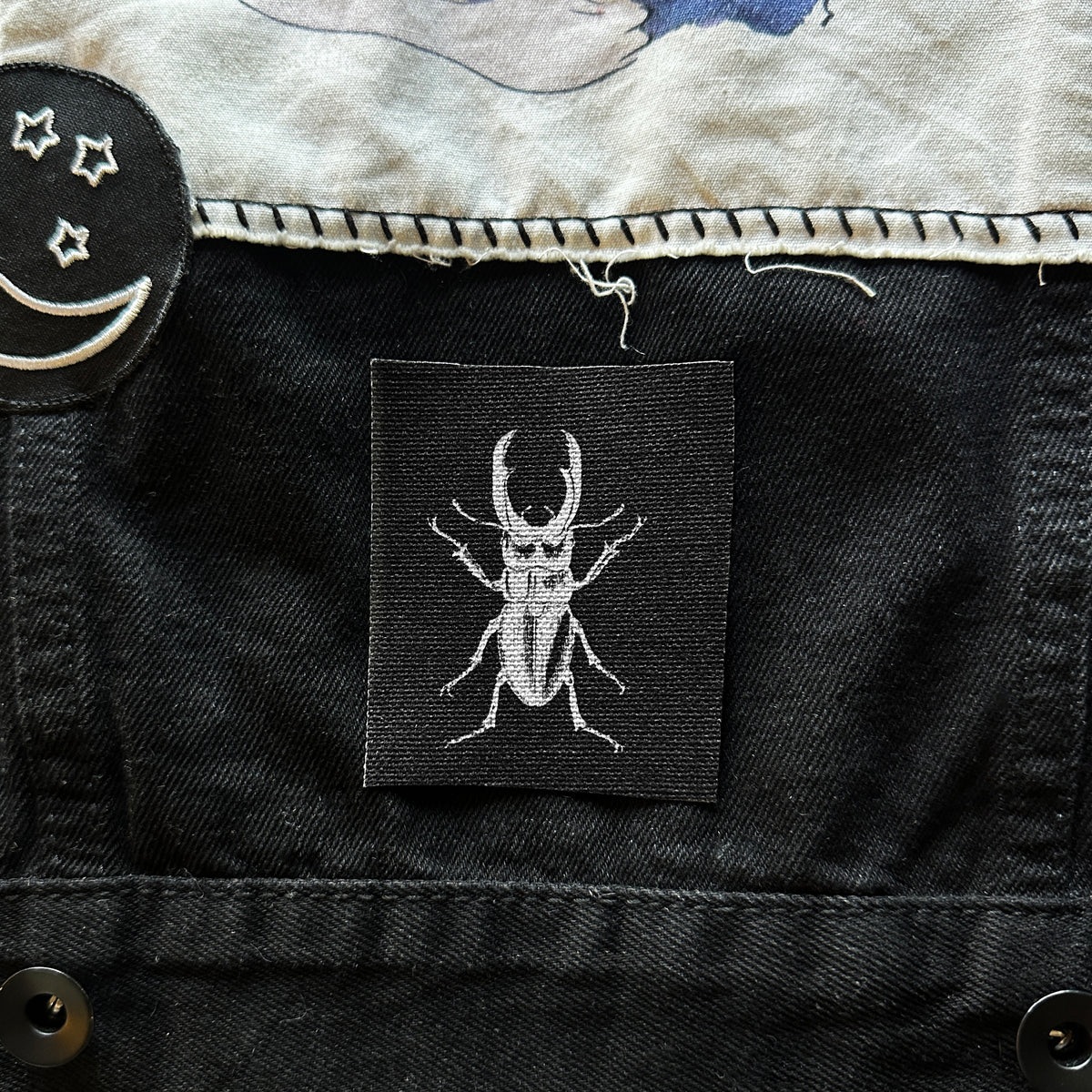 Stag Beetle Sew-On Patch-ESPI LANE