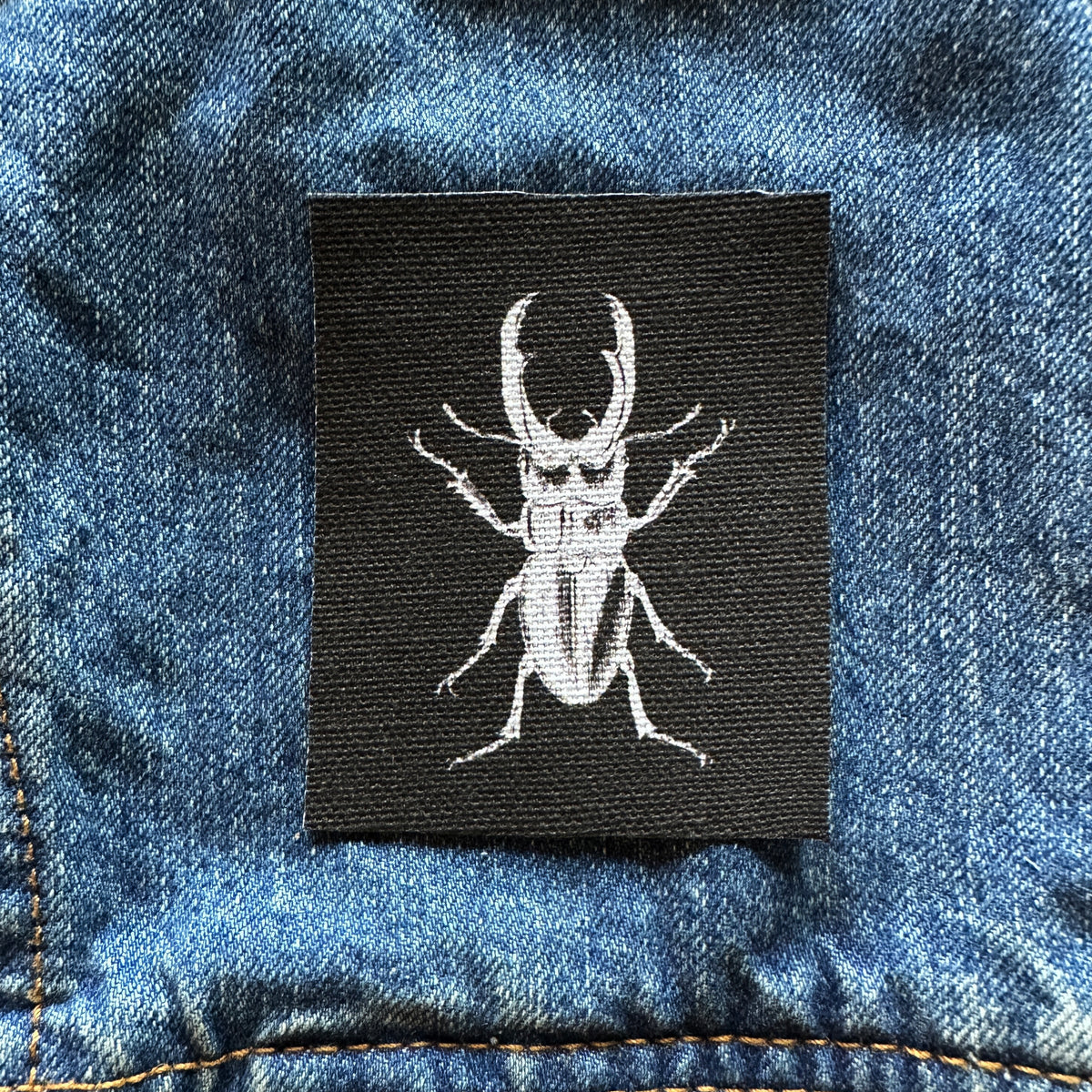 Stag Beetle Sew-On Patch-ESPI LANE