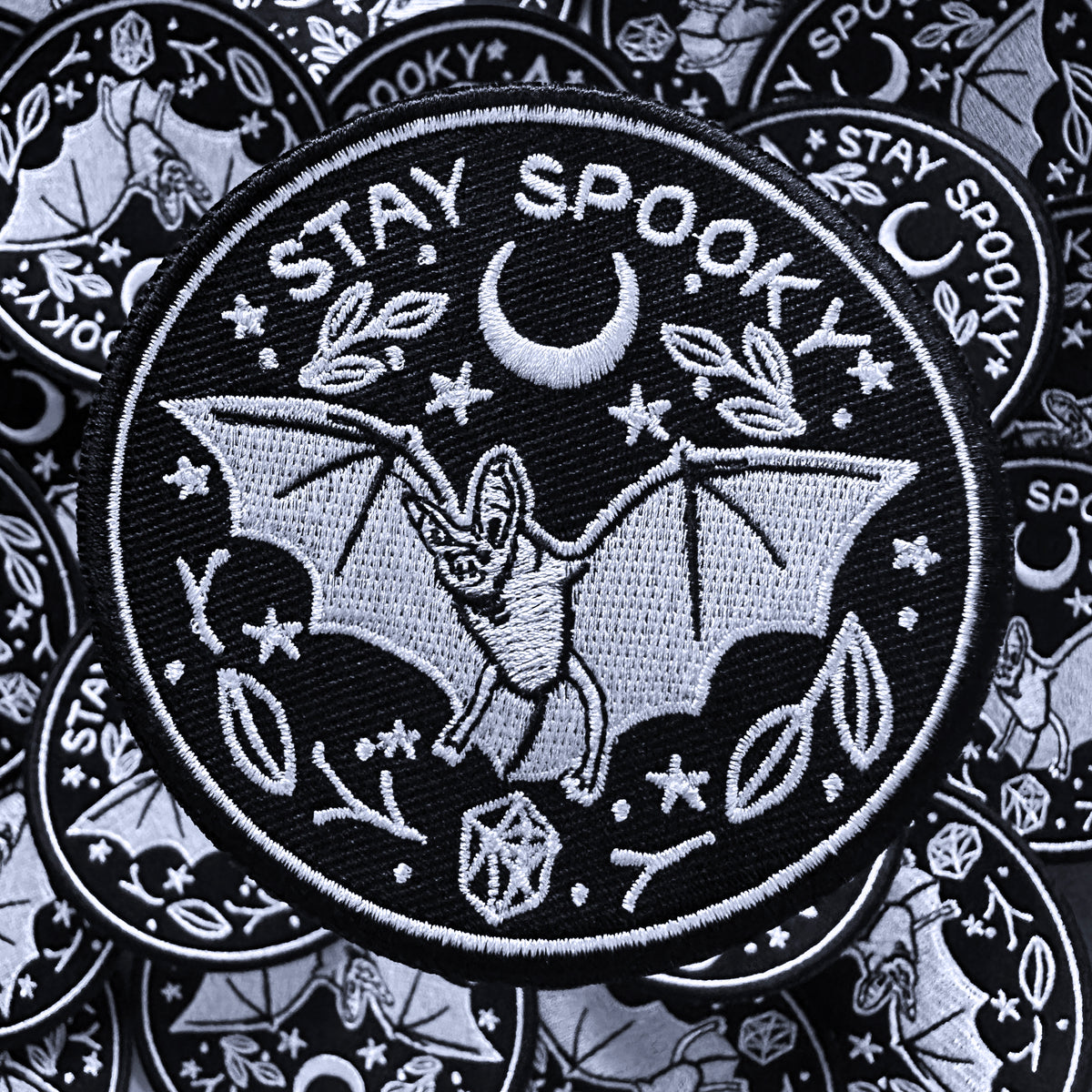 Stay Spooky Bat Iron On Patch-ESPI LANE