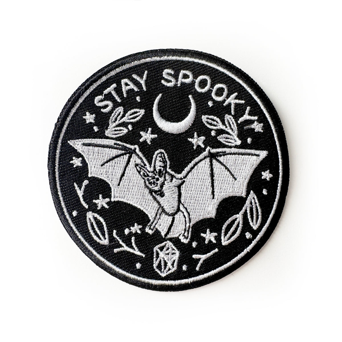 Stay Spooky Bat Iron On Patch-ESPI LANE