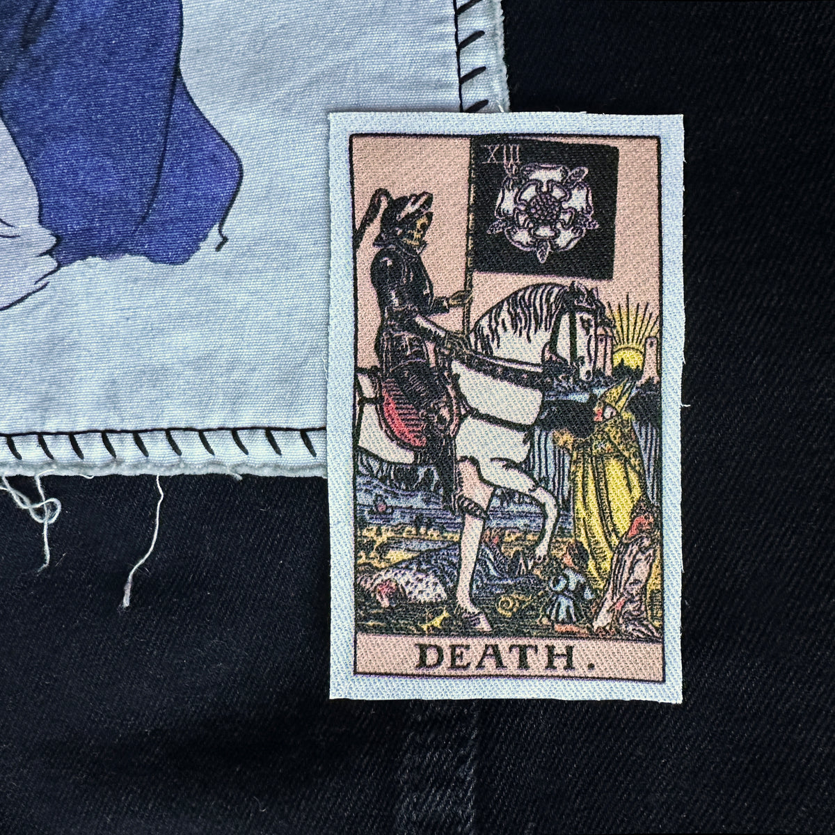 Tarot Card Death Fabric Sew On Patch-ESPI LANE