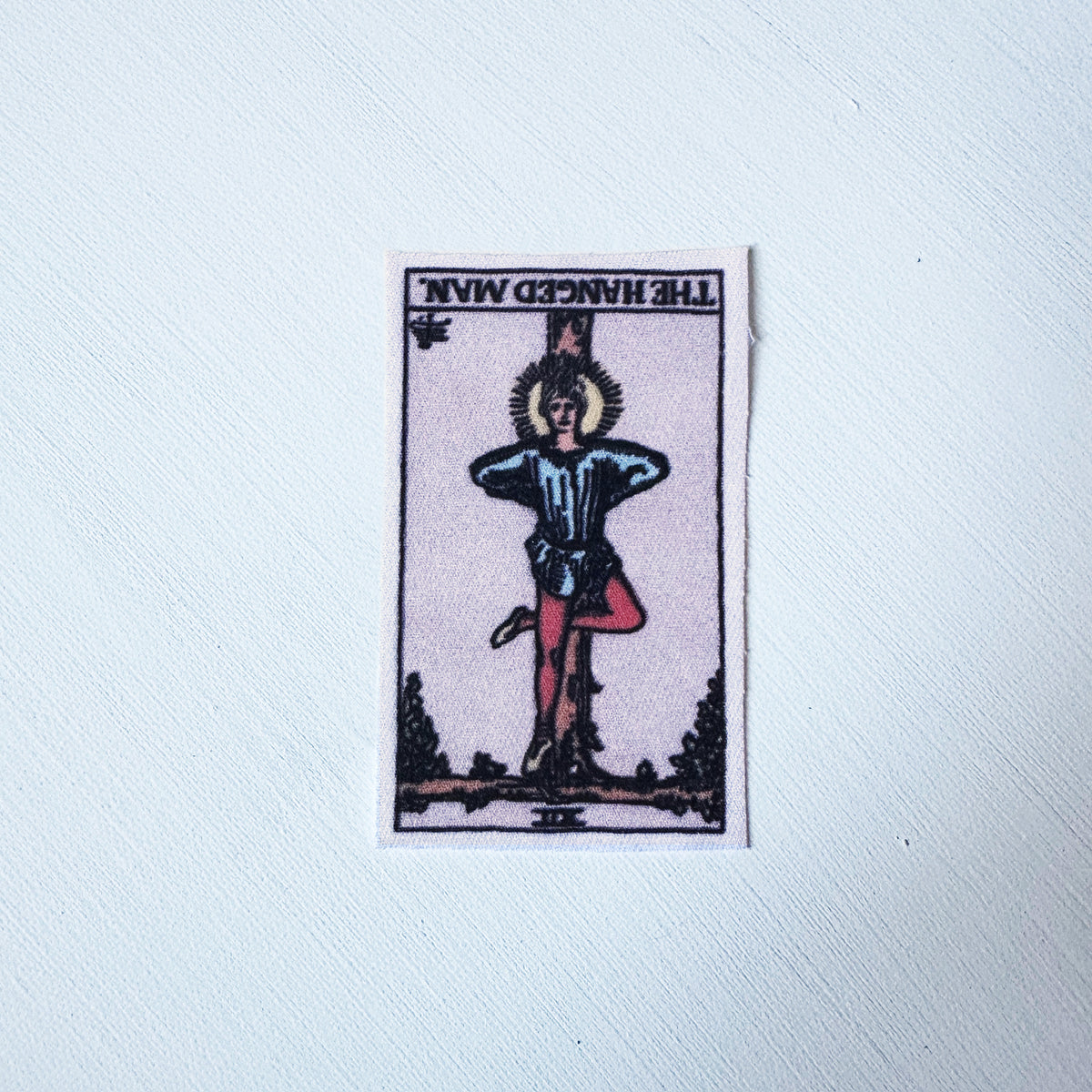 Tarot Card The Hanged Man Fabric Patch-ESPI LANE