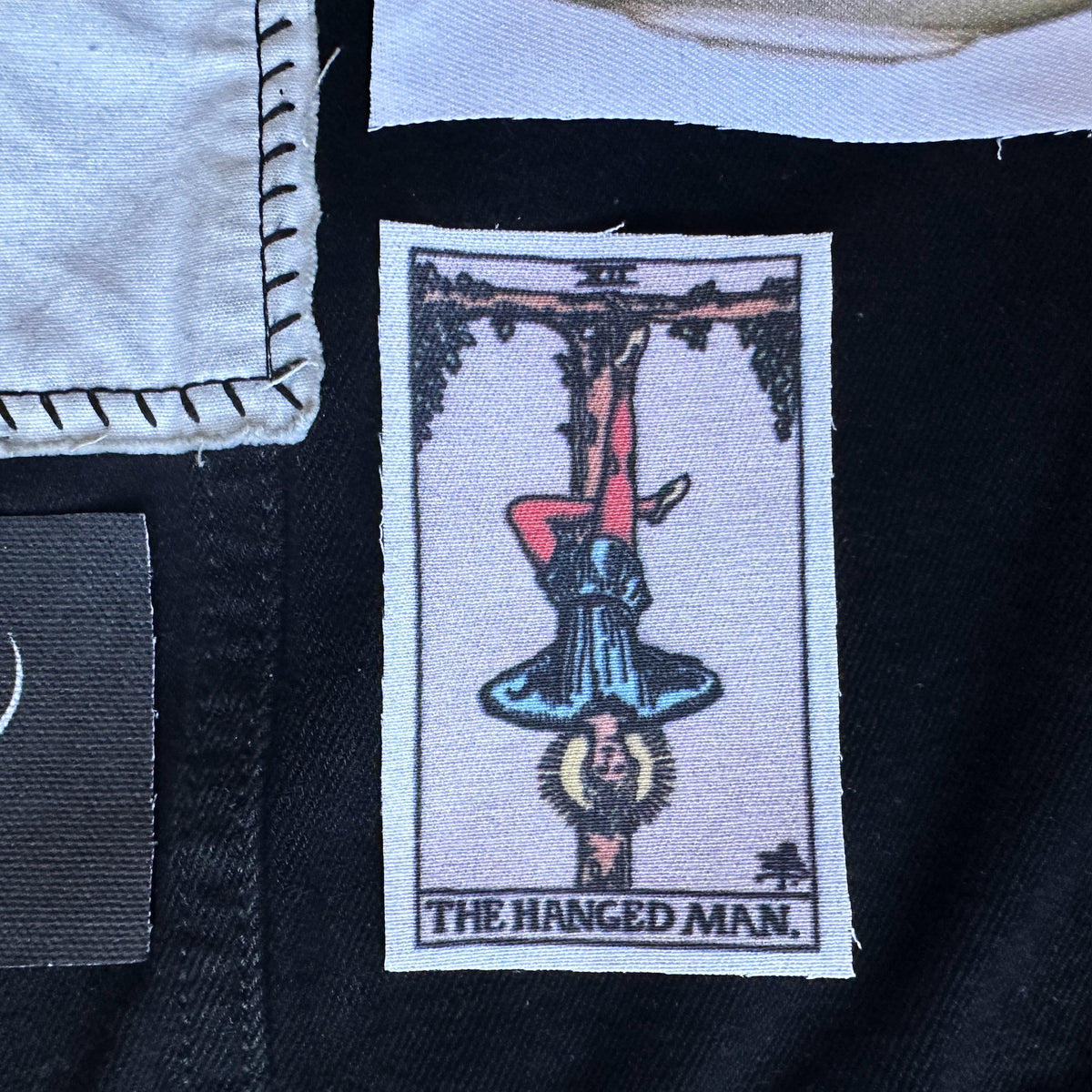 Tarot Card The Hanged Man Fabric Patch-ESPI LANE
