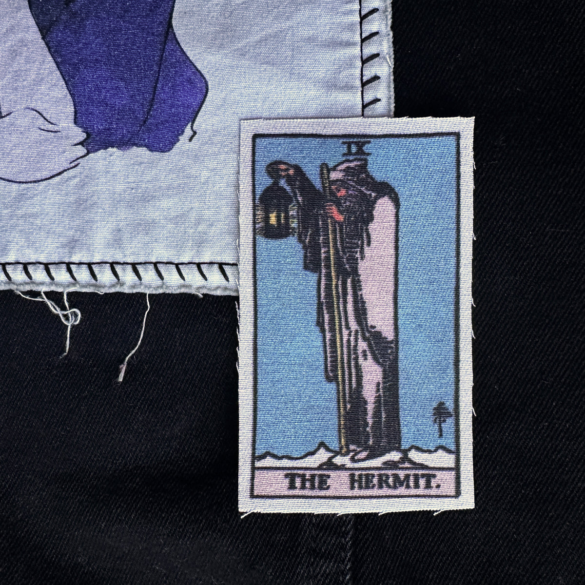 Tarot Card The Hermit Fabric Patch-ESPI LANE