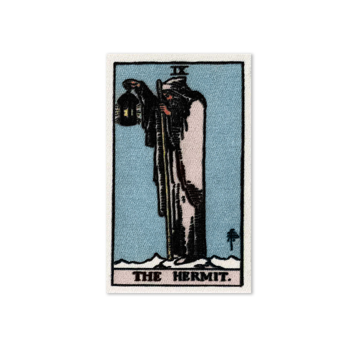 Tarot Card The Hermit Fabric Patch-ESPI LANE