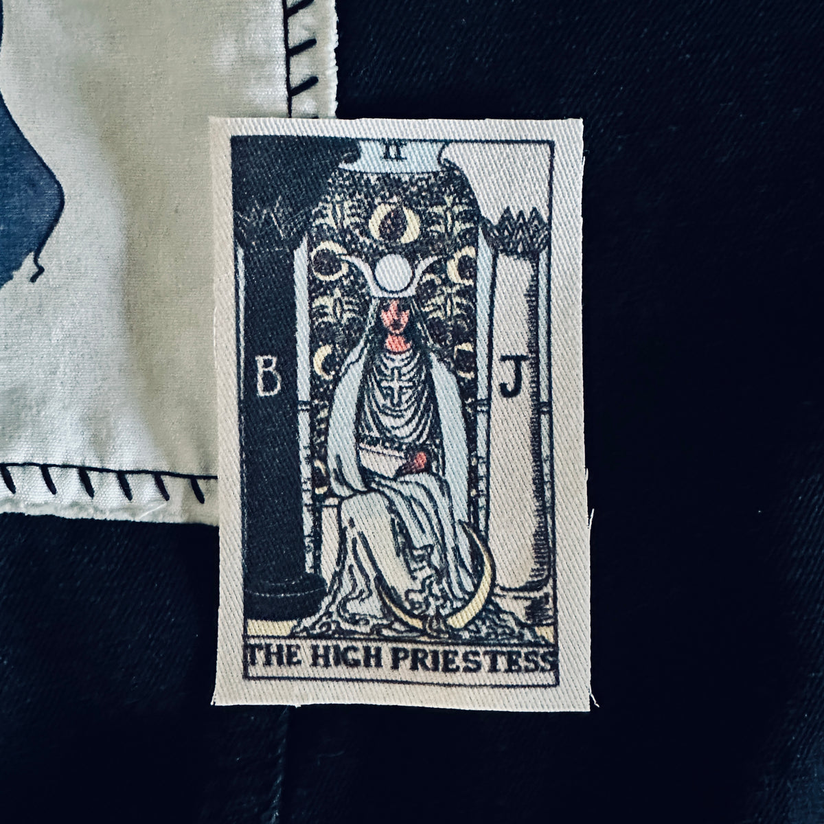 Tarot Card The High Priestess Fabric Sew On Patch-ESPI LANE