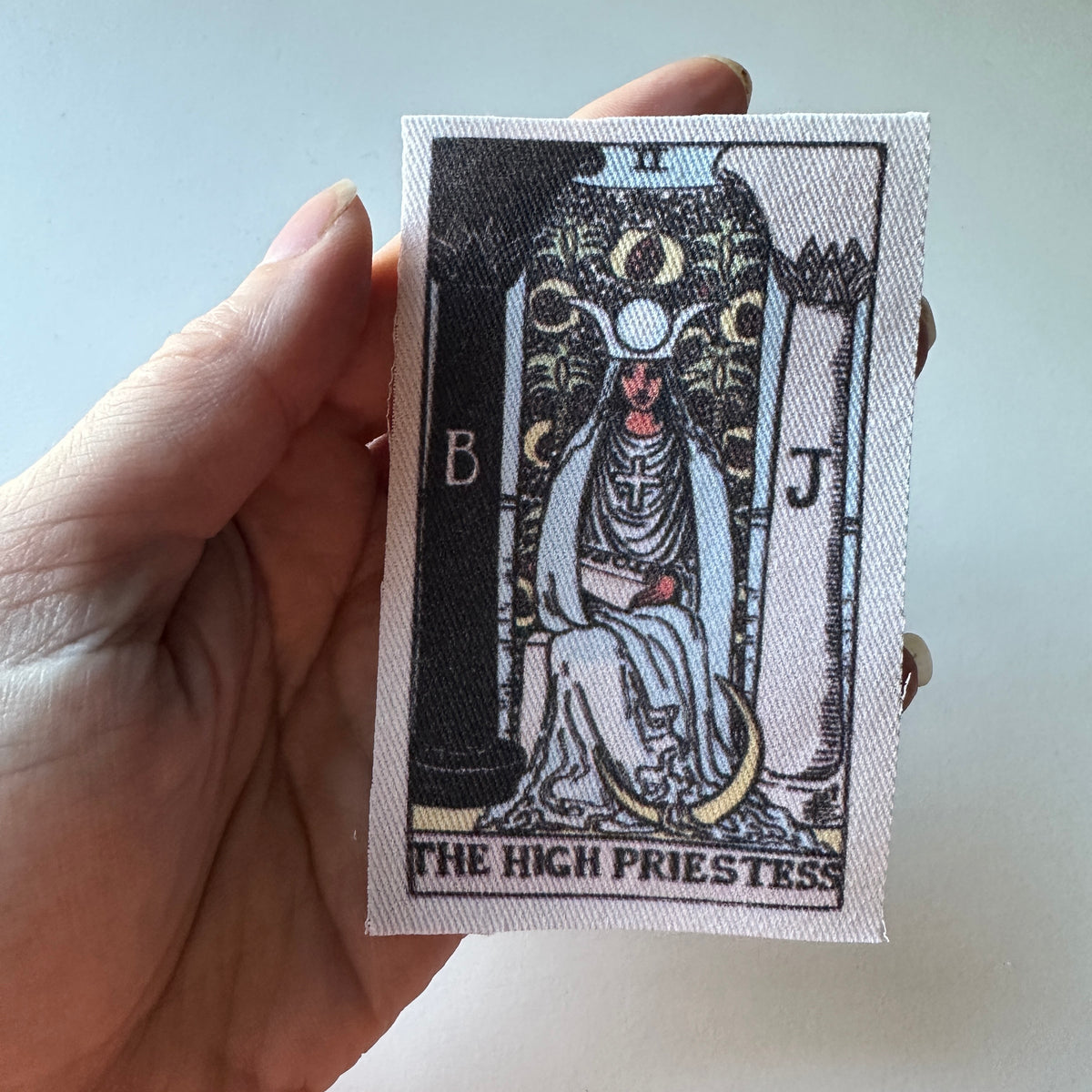 Tarot Card The High Priestess Fabric Sew On Patch-ESPI LANE