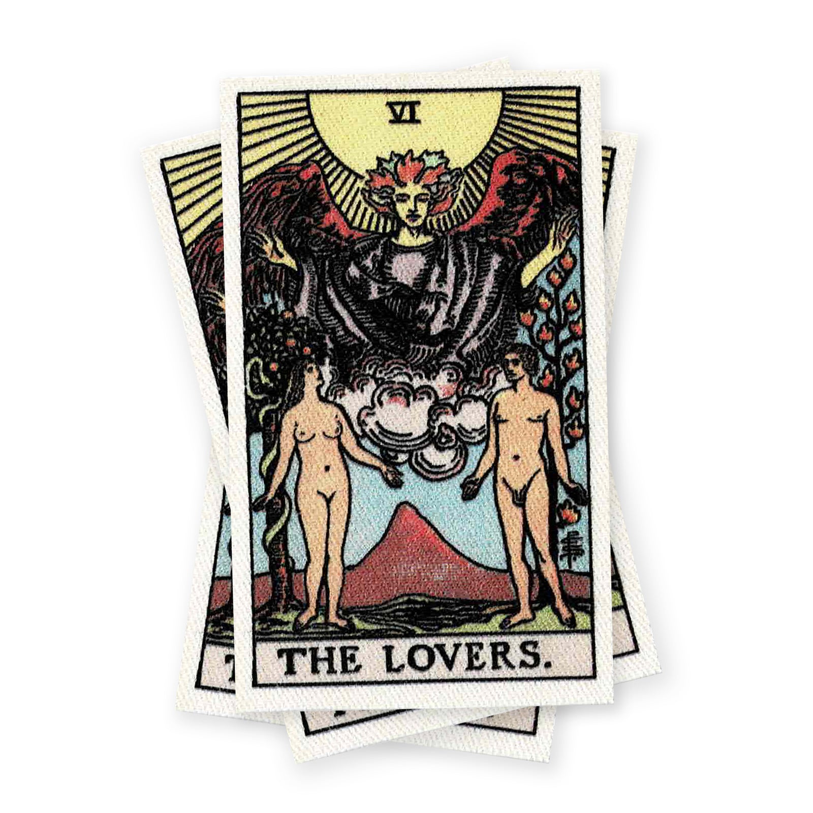 Tarot Card The Lovers Fabric Sew On Patch-ESPI LANE