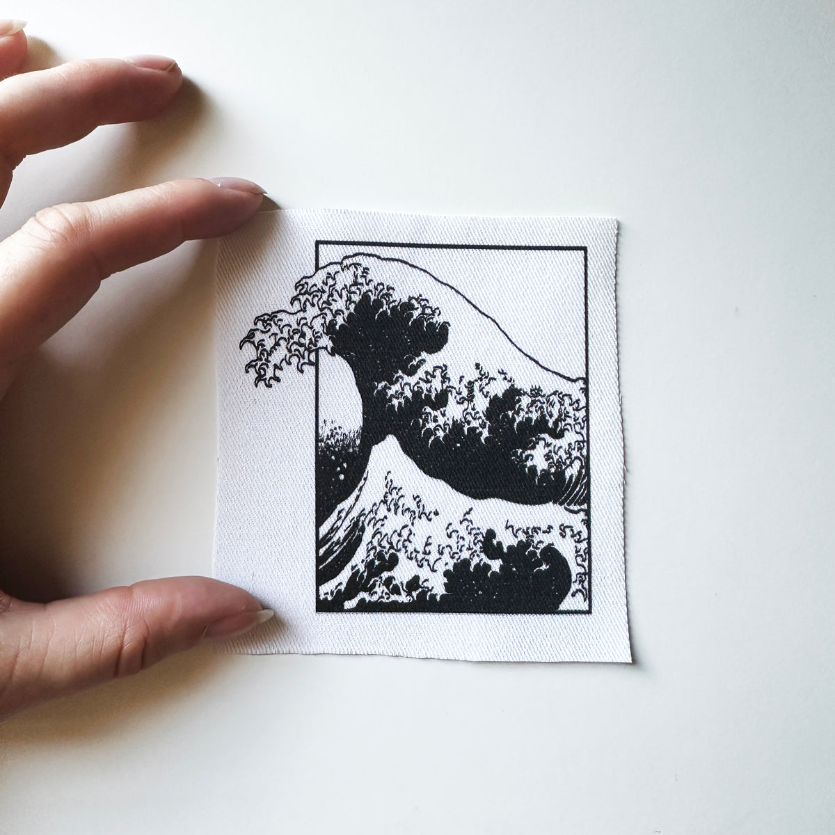 The Great Wave Sew-On Fabric Patch-ESPI LANE