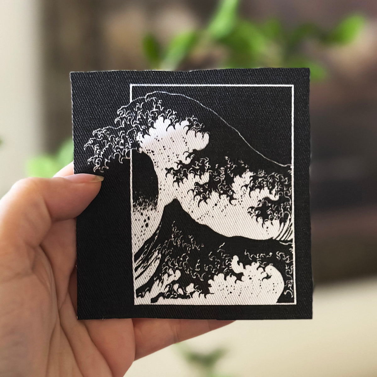 The Great Wave Sew-On Fabric Patch-ESPI LANE