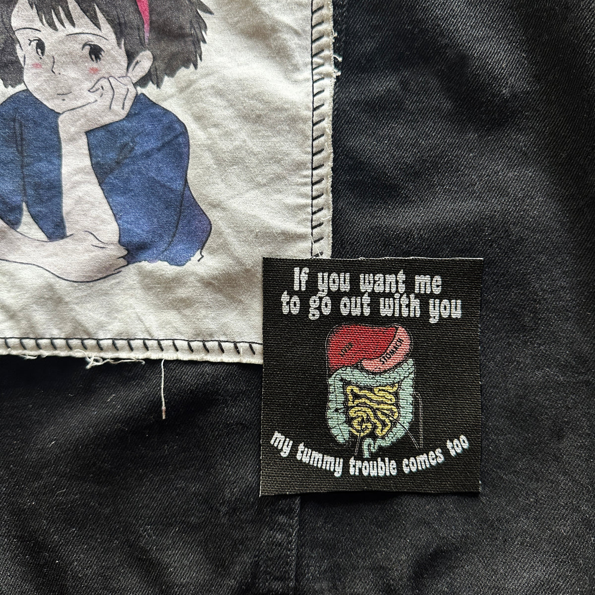 Tummy Trouble Fabric Patch-ESPI LANE