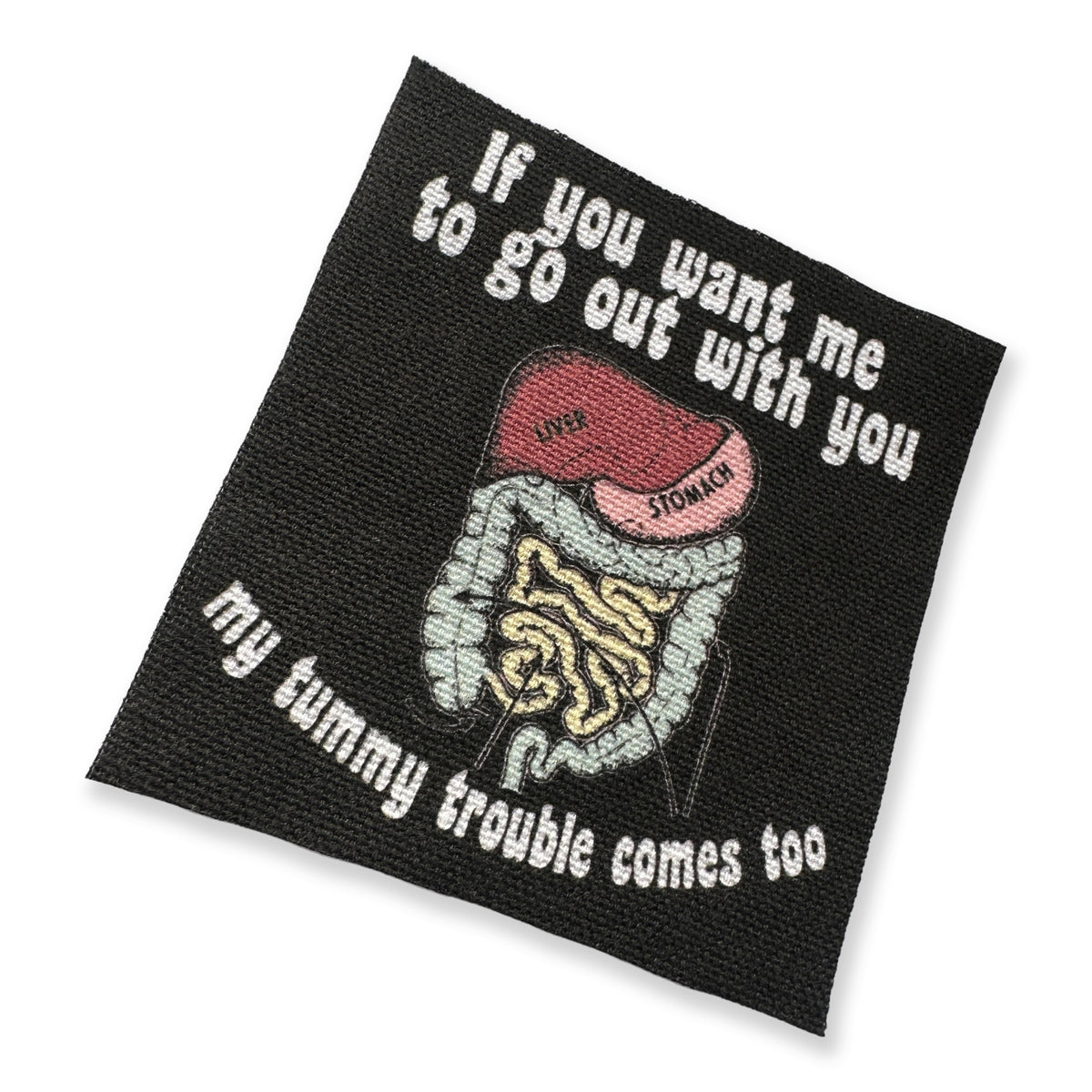 Tummy Trouble Fabric Patch-ESPI LANE