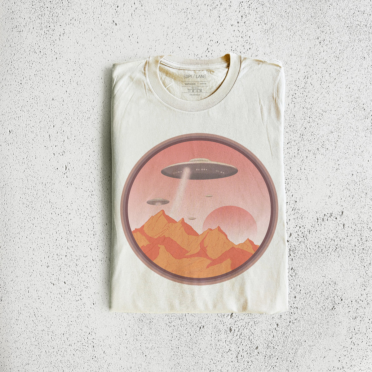 UFO 70s Style Graphic Tee-ESPI LANE