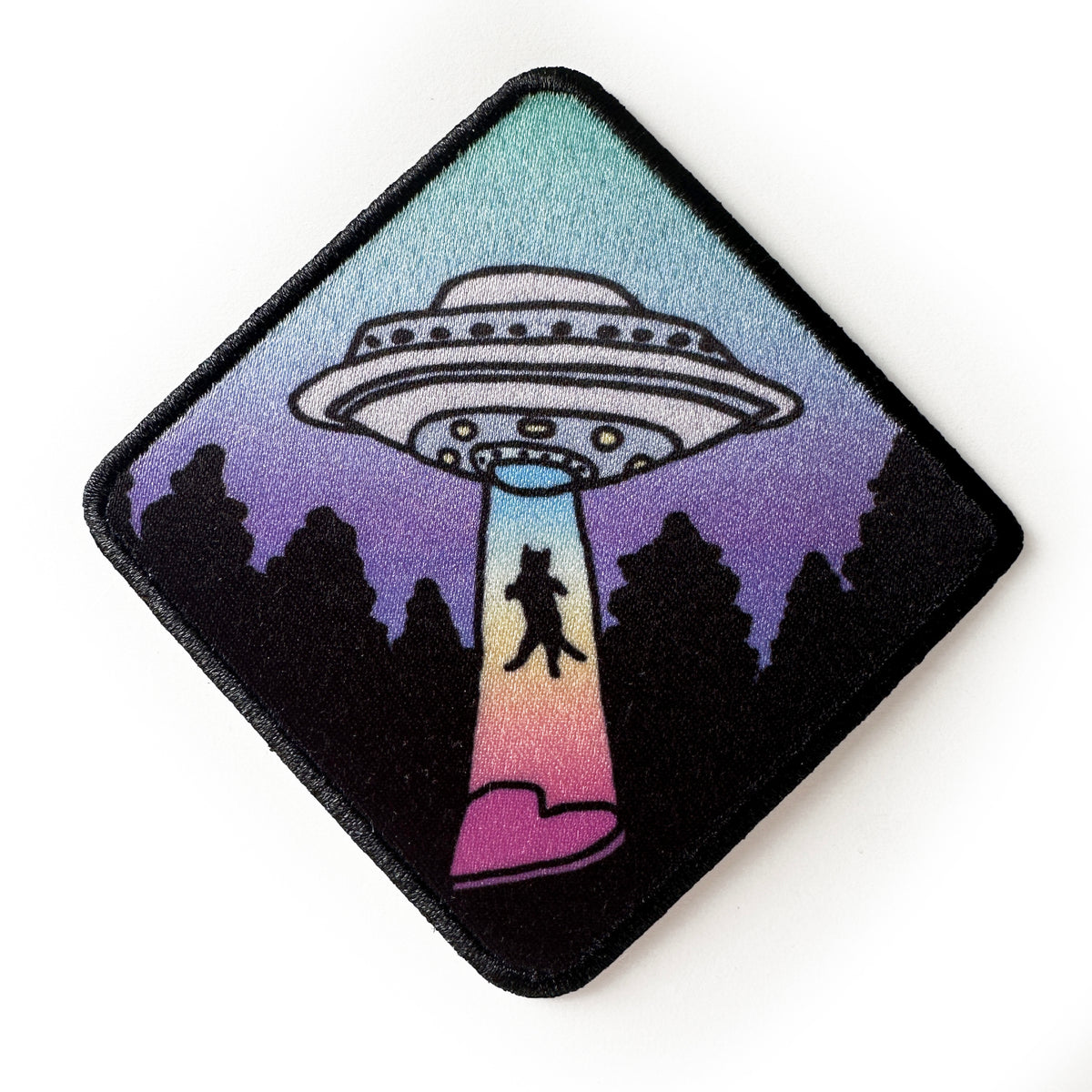 UFO Cat Printed Iron On Patch-ESPI LANE