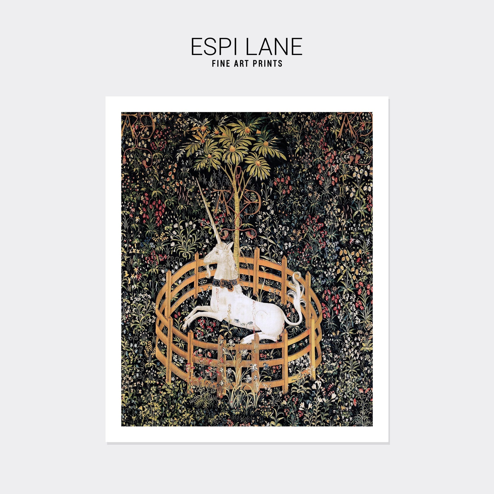 Unicorn in Captivity Art Print-ESPI LANE