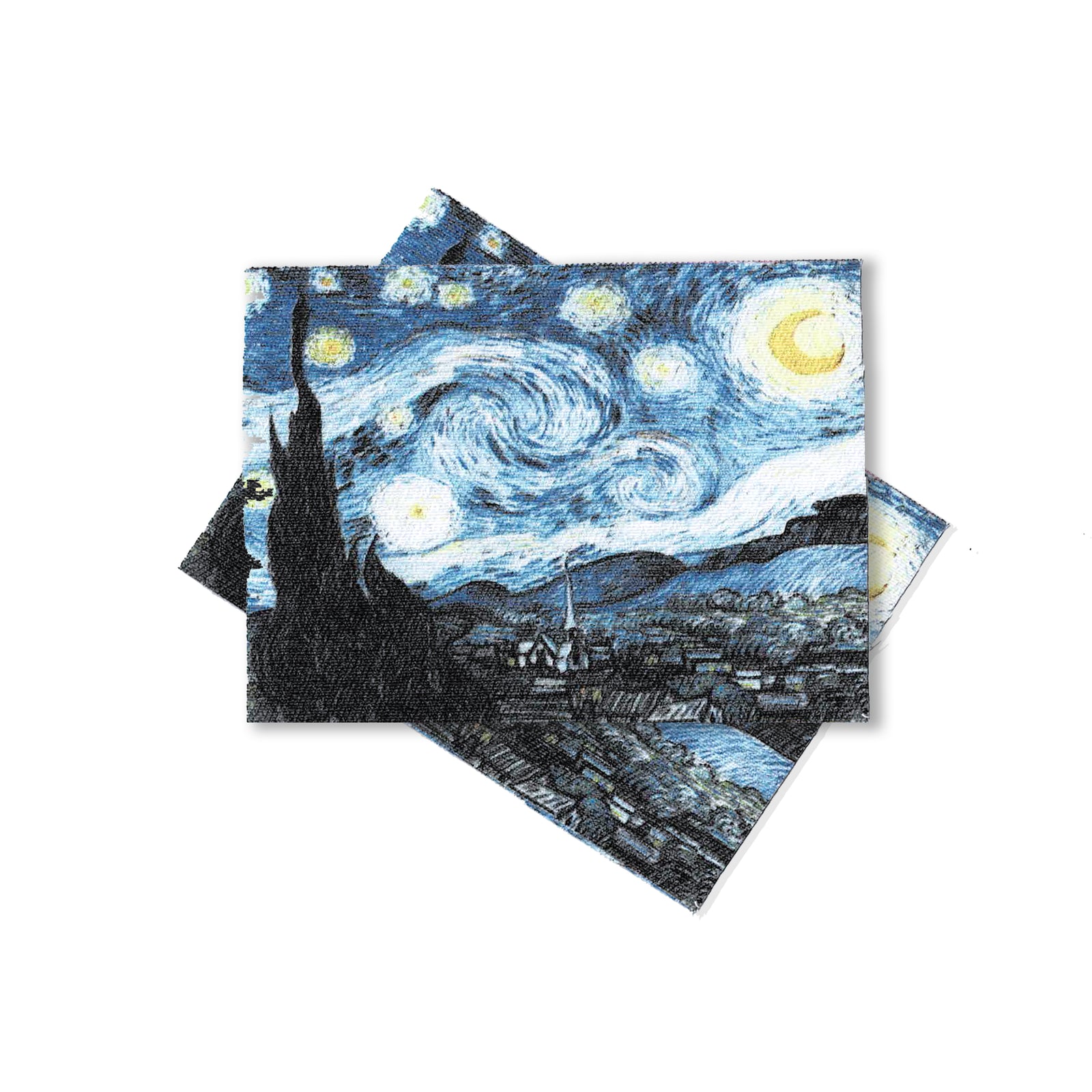 Van Gogh Starry Night Fabric Sew On Patch-ESPI LANE