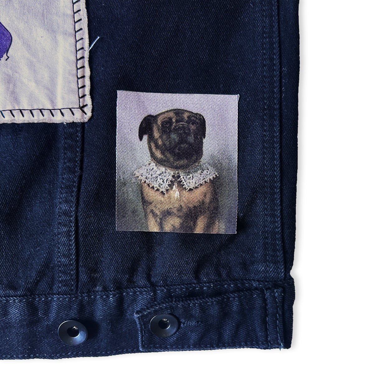 Vintage Dog Sew-On Patch-ESPI LANE
