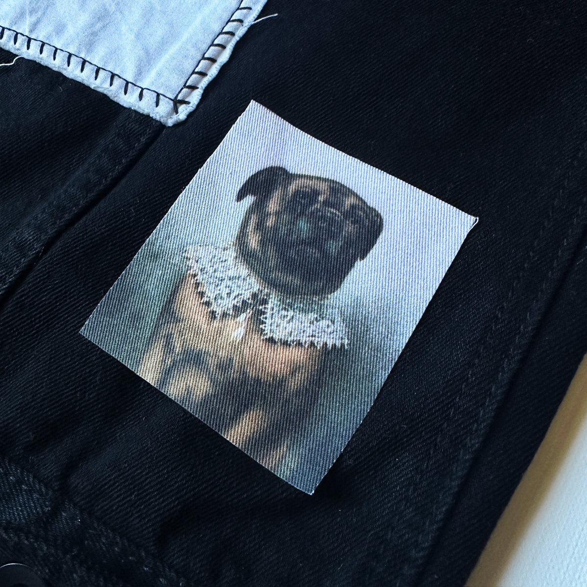 Vintage Dog Sew-On Patch-ESPI LANE