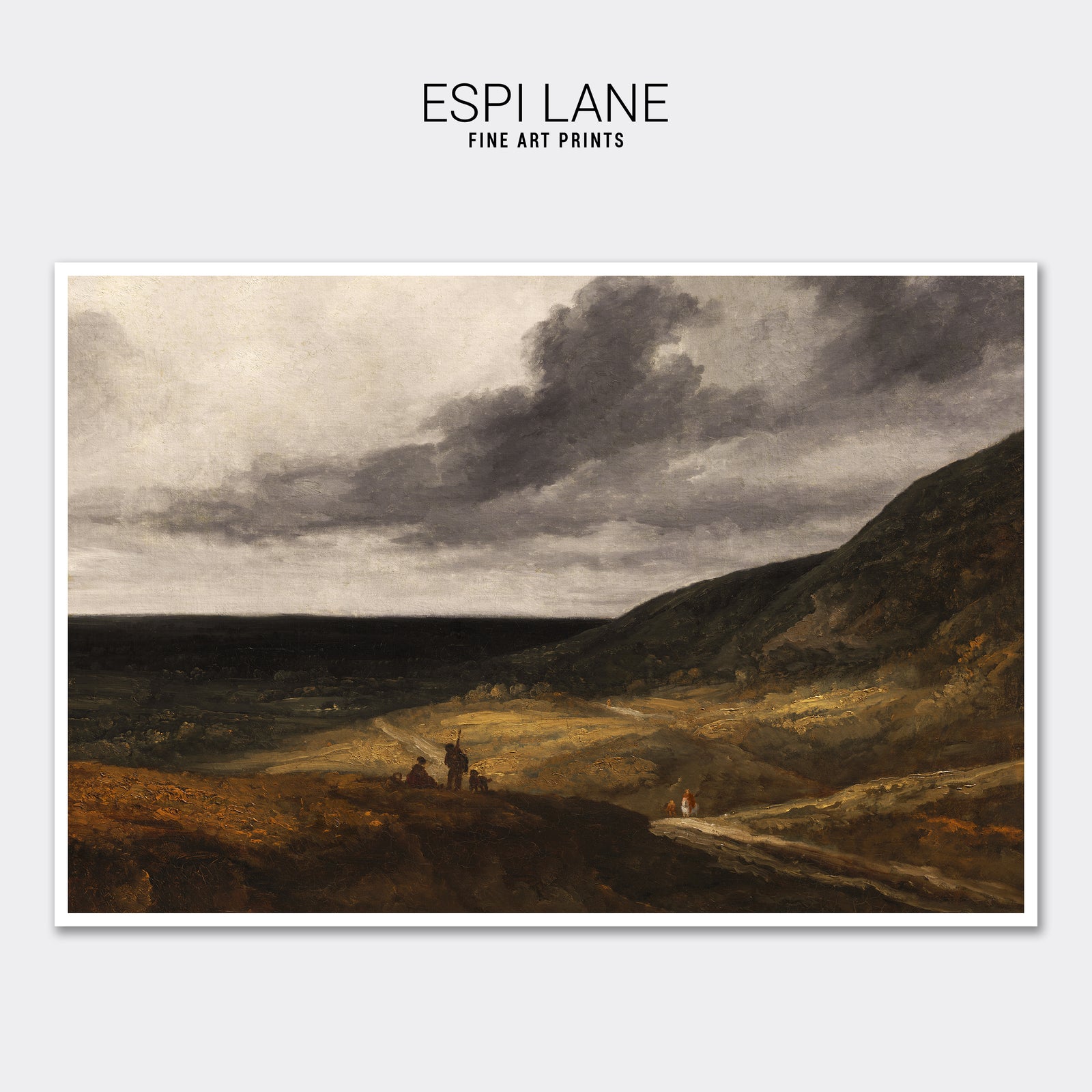 Vintage French Landscape Wall Fine Art Print-ESPI LANE