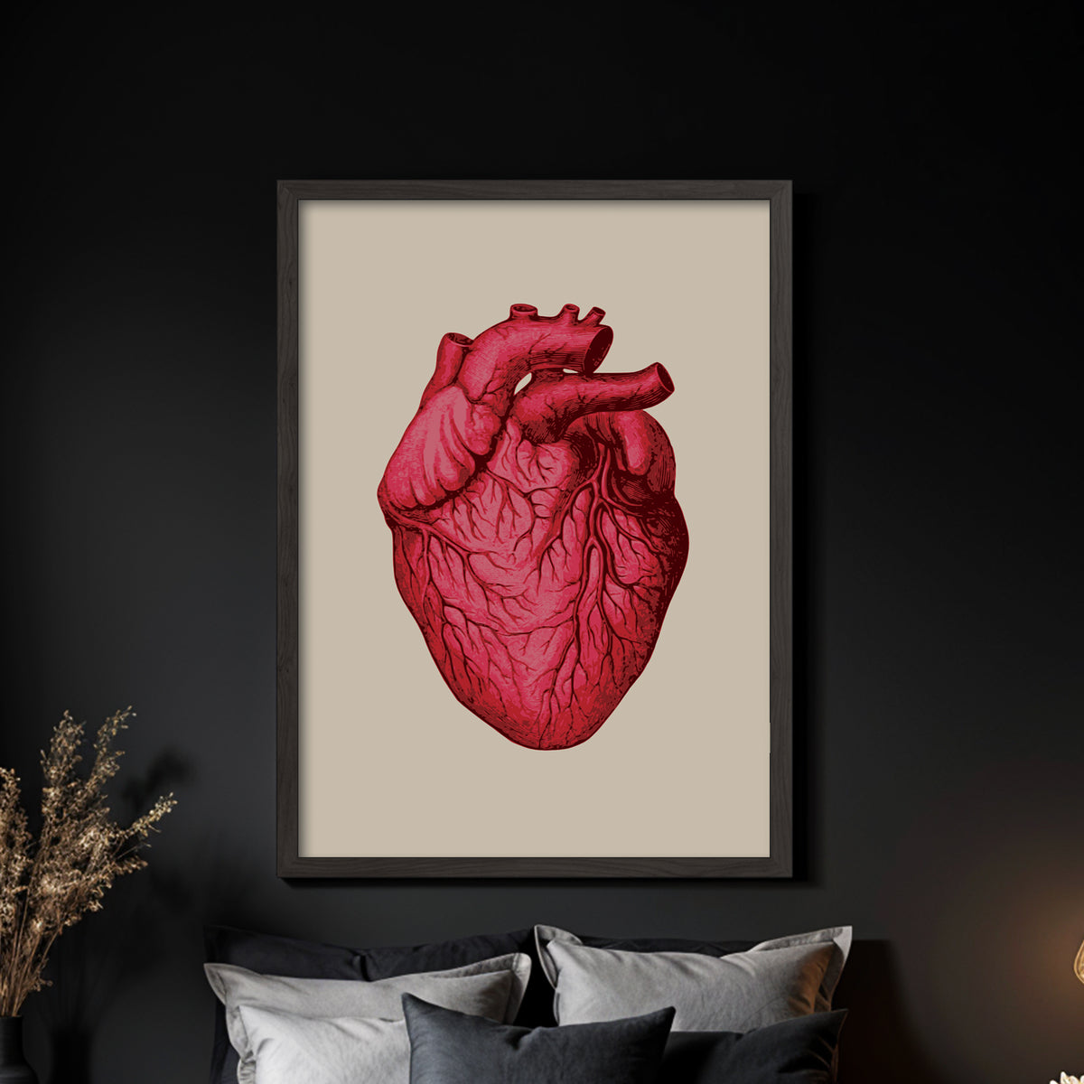 Vintage Human Heart Fine Art Print-ESPI LANE