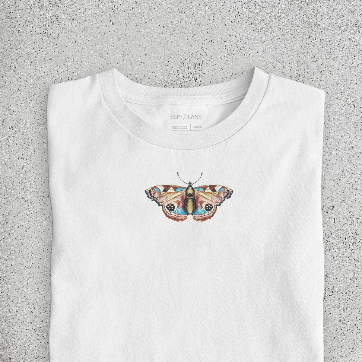 Vintage-Style Butterfly Graphic Tee-ESPI LANE