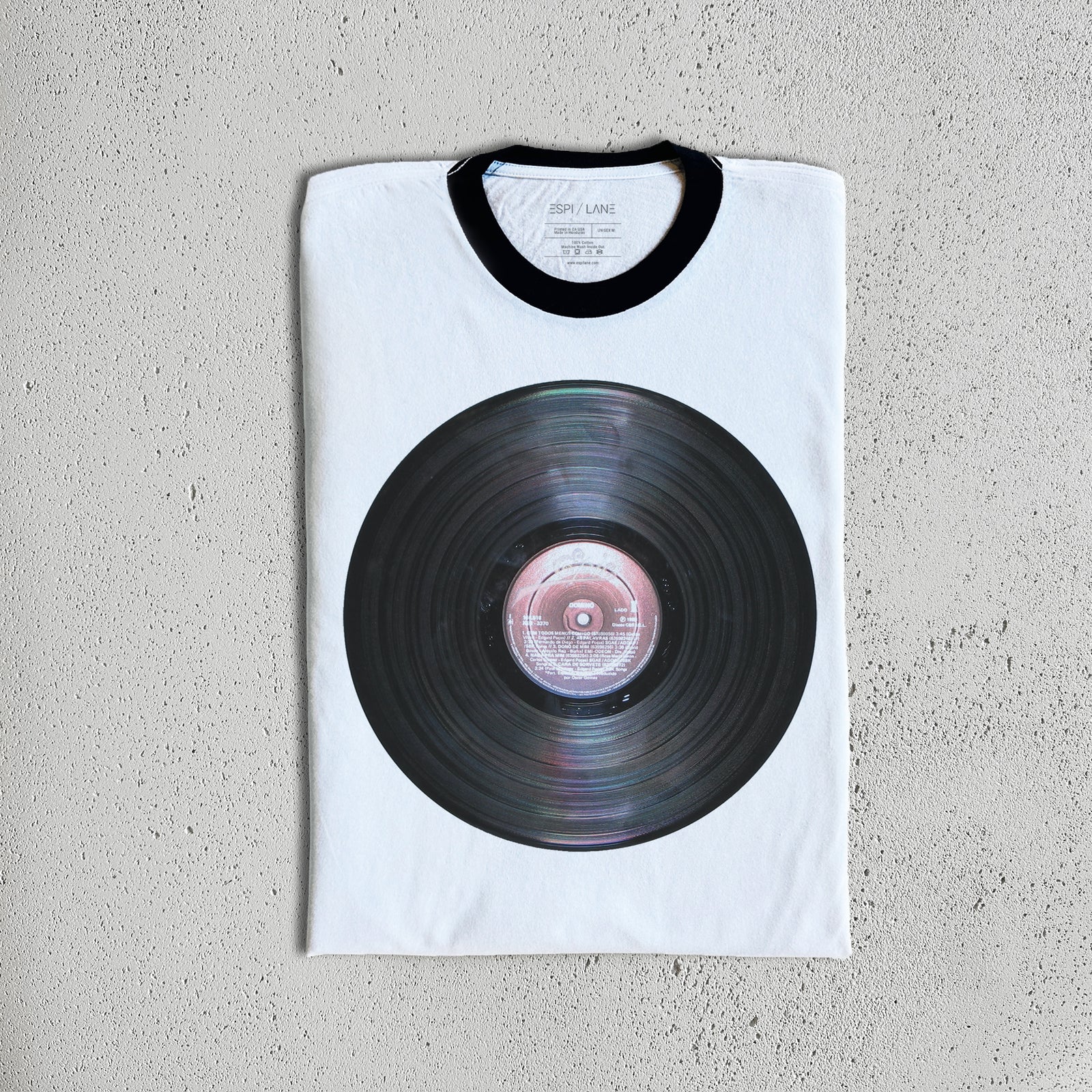 Vinyl Record Graphic T-shirt-ESPI LANE