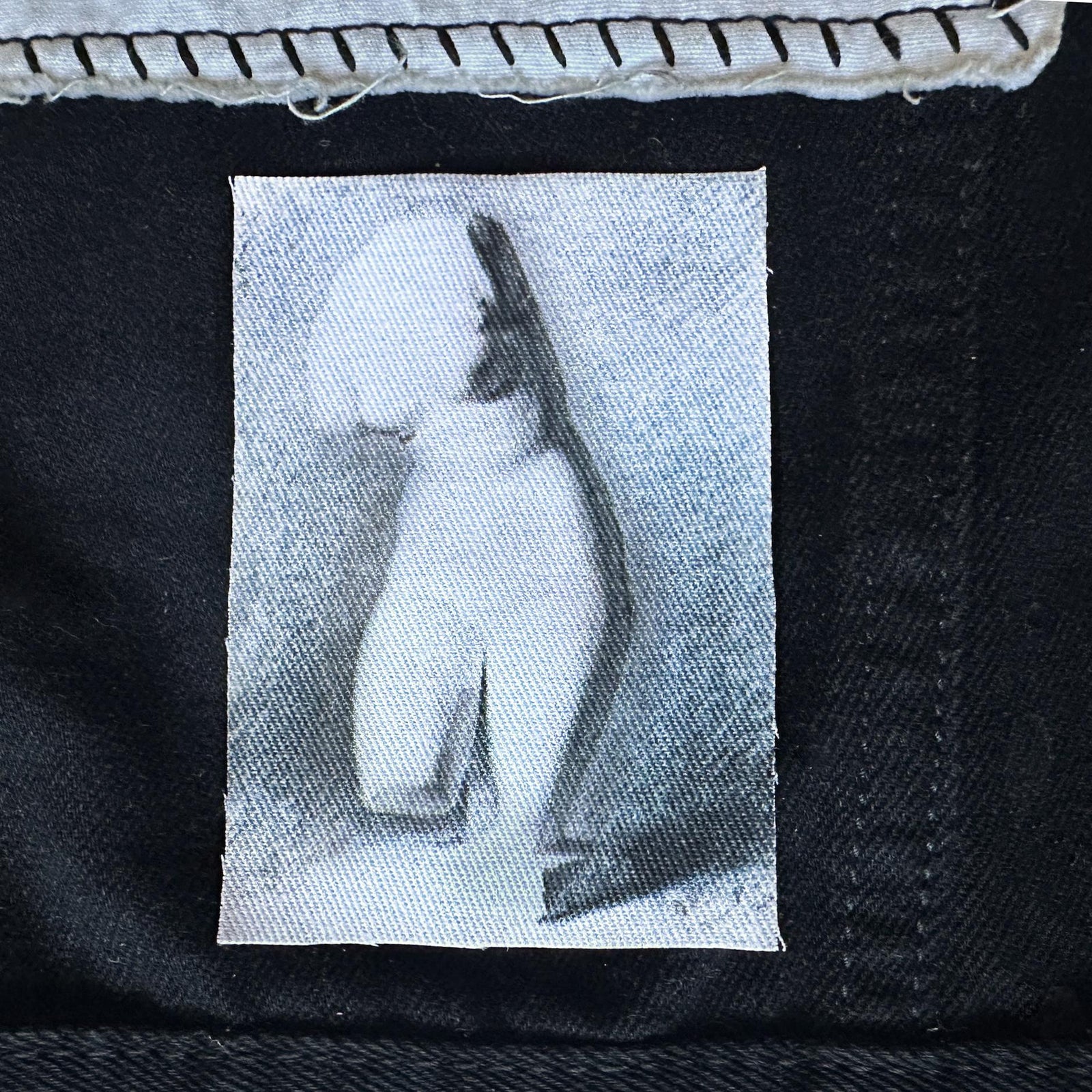 Woman's Figure Torso Sew On Fabric Patch-ESPI LANE