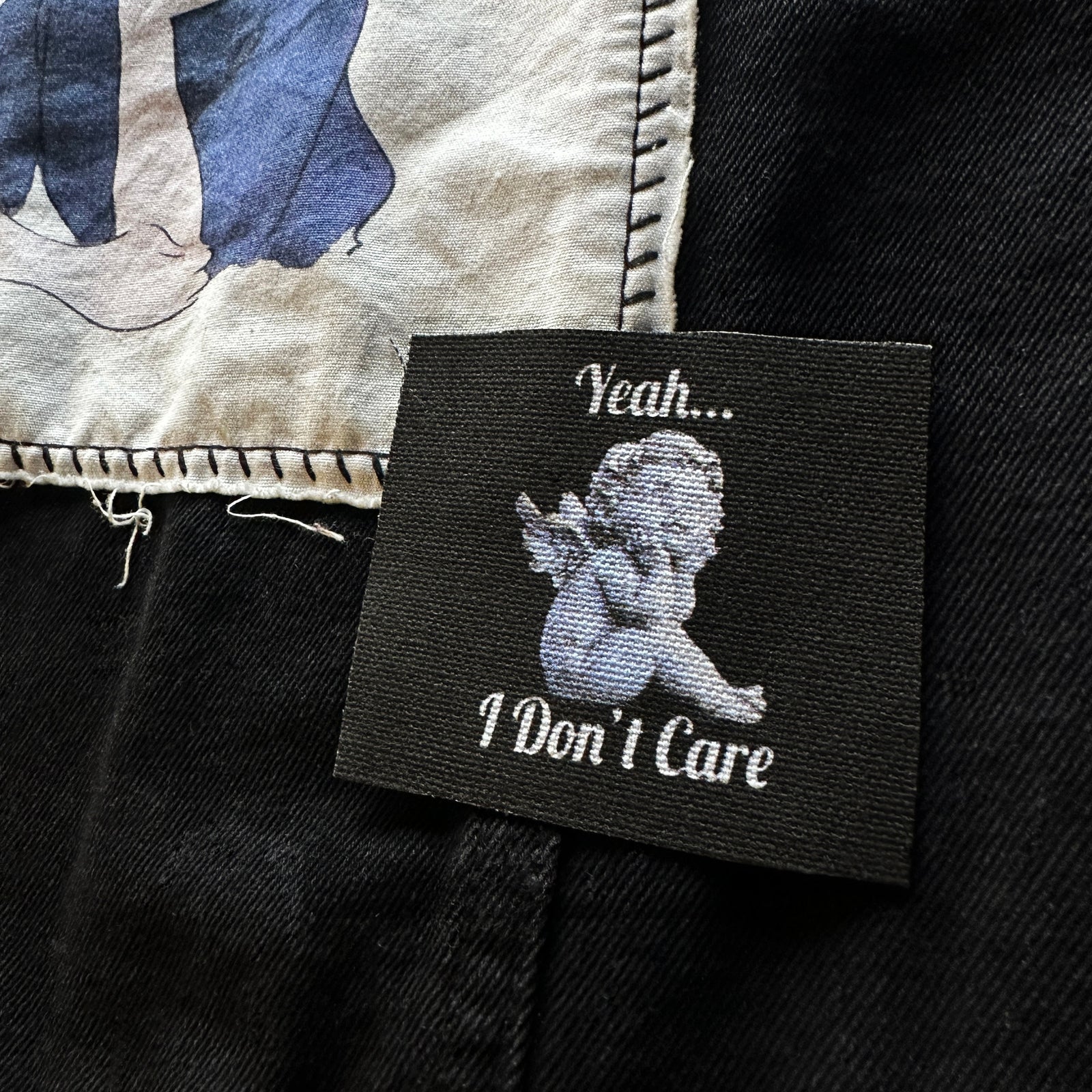 Yeah, I Don't Care Angel Sew On Patch-ESPI LANE