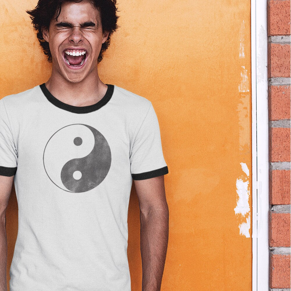 Yin Yang Vintaged Graphic Shirt-ESPI LANE
