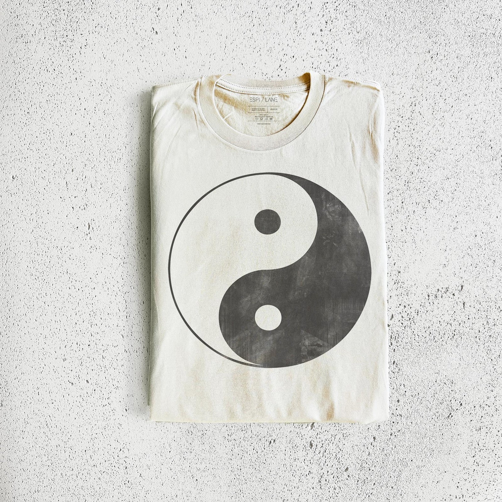 Yin Yang Vintaged Graphic Shirt-ESPI LANE
