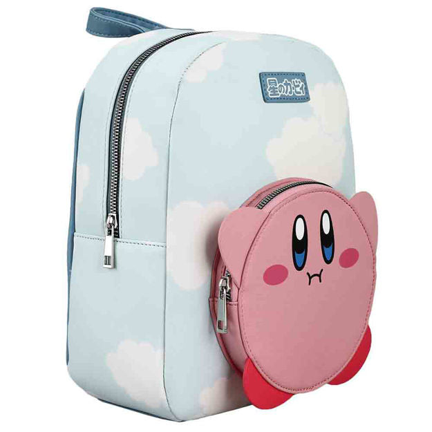 Kirby Flying in the Clouds Mini Backpack