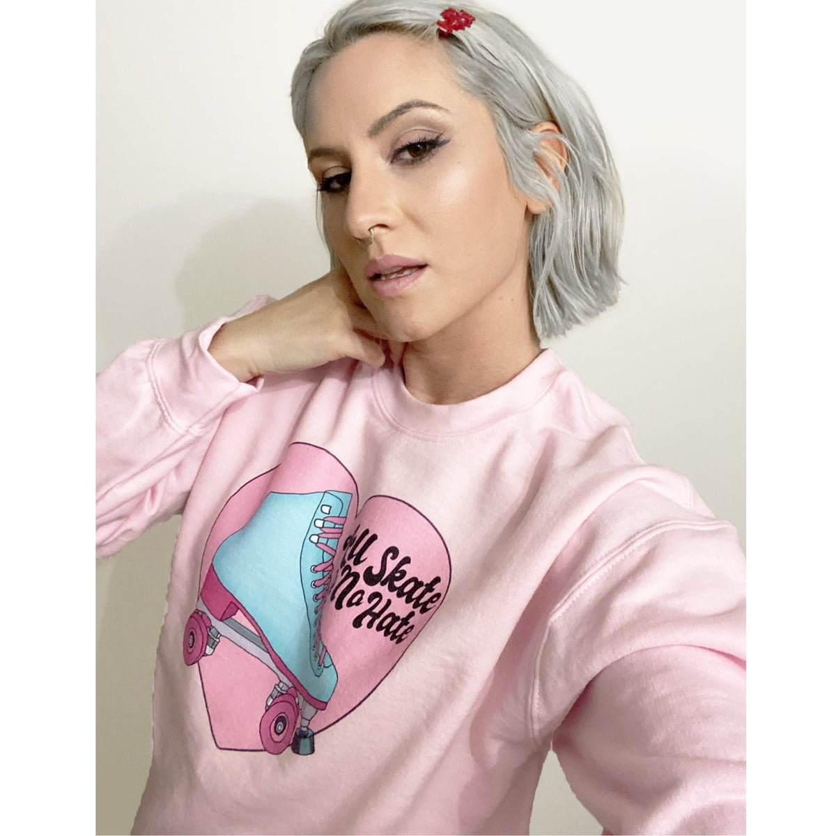 All Skate No Hate Sweatshirt-Sweatshirt-ESPI LANE