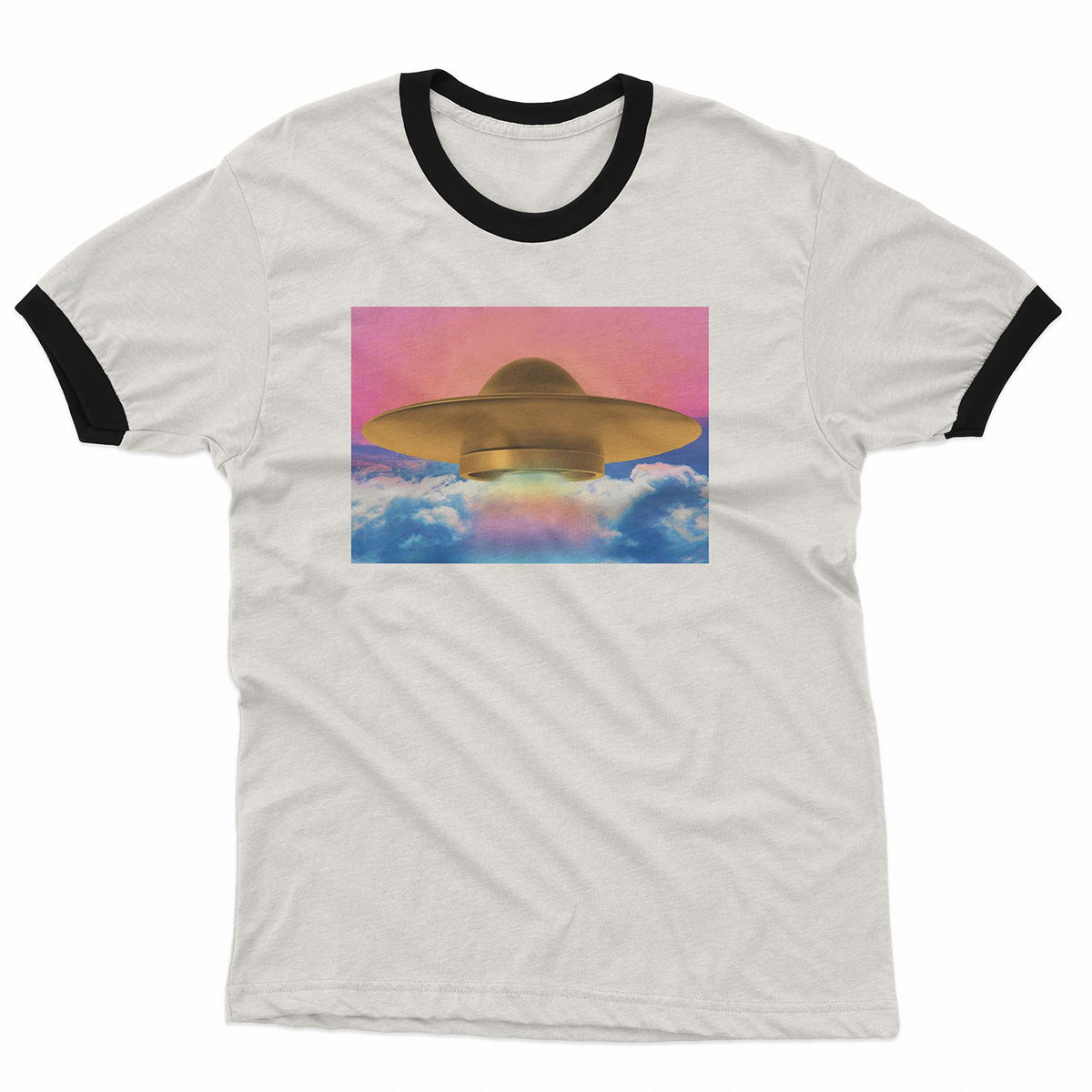 Anime Sky Gold UFO Shirt-Graphic Shirt-ESPI LANE