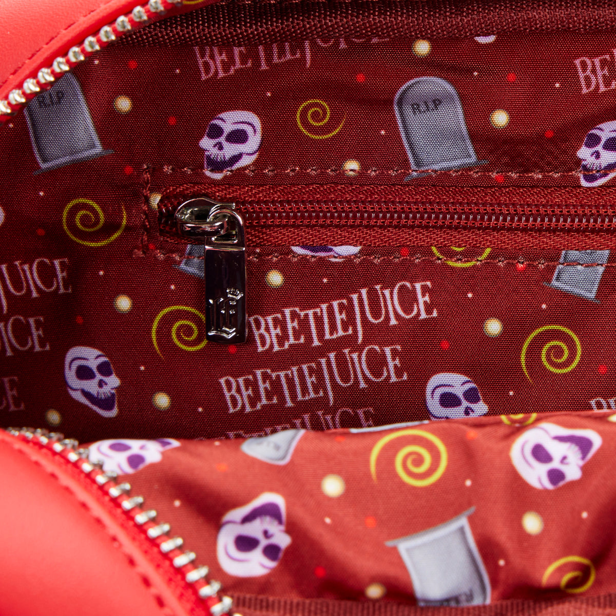 Loungefly Beetlejuice Glow In the Dark Graveyard Sign Crossbody