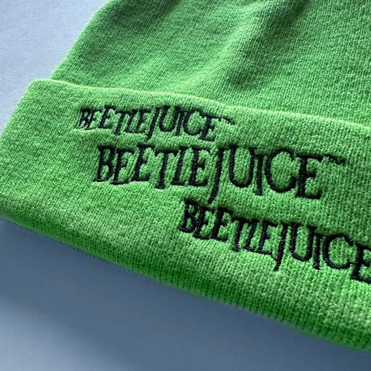 Neon Green Beetlejuice Beanie