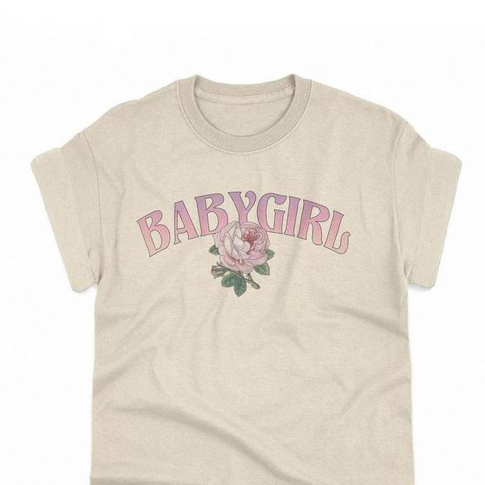 BabyGirl Rose Tee-Graphic Shirt-ESPI LANE