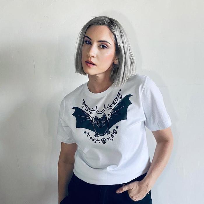 Bat Graphic Tee-Graphic T-Shirts-ESPI LANE
