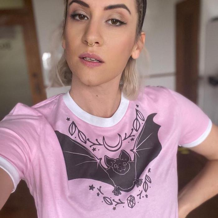 Bat Graphic Tee-Graphic T-Shirts-ESPI LANE