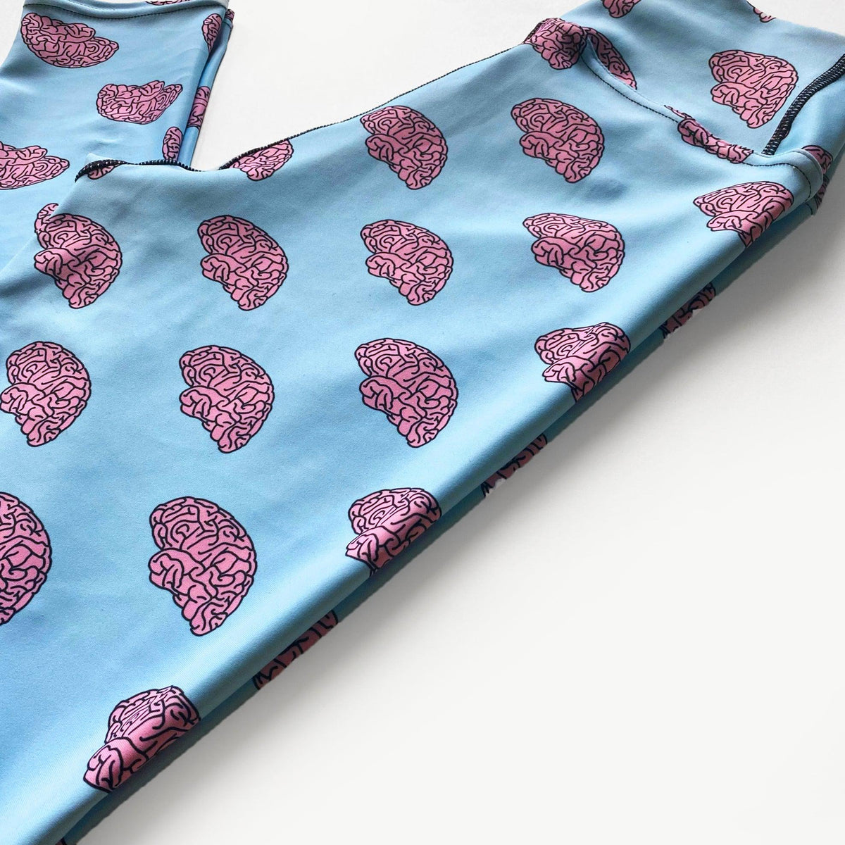 Brain Print Yoga Leggings-leggings-ESPI LANE